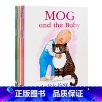 [正版]小猫莫格成长系列8册 Mog and the baby 英文原版绘本 老虎来喝下午茶同作者Judith Ker