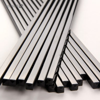 餐具筷子酒店餐馆 四方筷黑色筷子