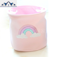 儿童玩具收纳桶布艺可折叠卡通收纳箱宝宝衣服收纳筐杂物收纳篮 三维工匠