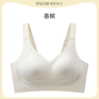 浪莎内衣女士提拉聚拢大胸显小收副乳防下垂软支撑上托无痕文胸罩
