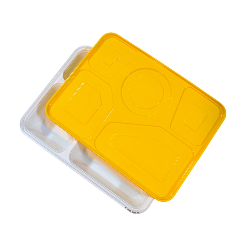 莘煊 防盗扣五格餐盒 1550ml 100套/箱