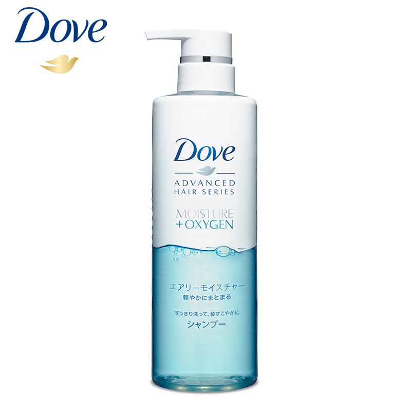 多芬(dove) 空气丰盈保湿洗发露 480g 日本原装进口 联合利华出品