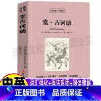 [正版]唐堂吉诃德英文版原版中英文对照双语版英汉互译青少年初中高中生必读经典文学课外书读名著学英语系列吉林出版社集团张