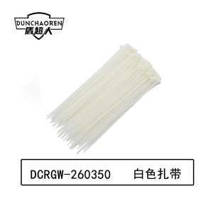 盾超人 DCRGW-260350 尼龙 5.2*400mm 250跟/包 扎带(计价单位:包) 白色