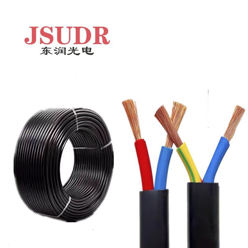 JSUDR东润护套线100米卷 ZR-RVV2*1.5平方 颜色可选 +卷