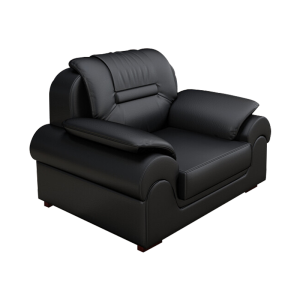 臻远 ZY5110323 办公沙发商务办公室沙发会客沙发茶几组合牛皮单人位