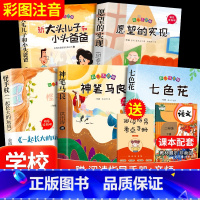 [5册]快乐读书吧二年级下册必读 [正版]神笔马良二年级必读全5册注音版快乐读书吧下册读读儿童故事七色花愿望的实现一起长