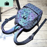 镭射双肩包女韩版ins风原宿百搭大容量潮牌网红学生书包时尚背包NEW LAKE