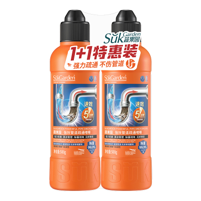 SukGarden蔬果园强效管道疏通啫喱500g*2SGY0670
