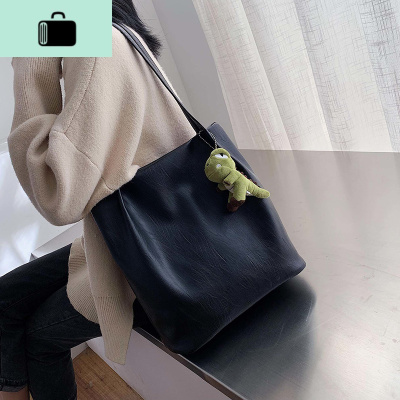 韩版大包包女2020春夏新款简约时尚洋气大容量女单肩包手提托特包NEW LAKE女士单肩包