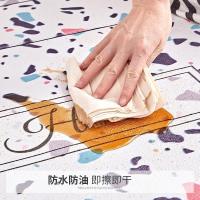 美帮汇北欧厨房地垫口防油耐脏可擦免洗脚垫防滑长条家用PVC皮革地毯