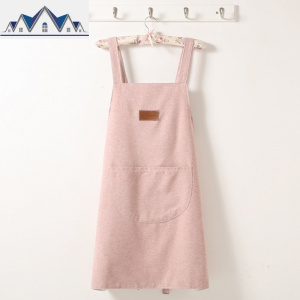 围裙家用厨房时尚韩版女定制烘焙花店美甲围裙工作服防油防水。 三维工匠