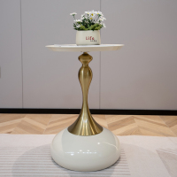 范思哲边几客厅家用圆形落地角几-卡尔适边几