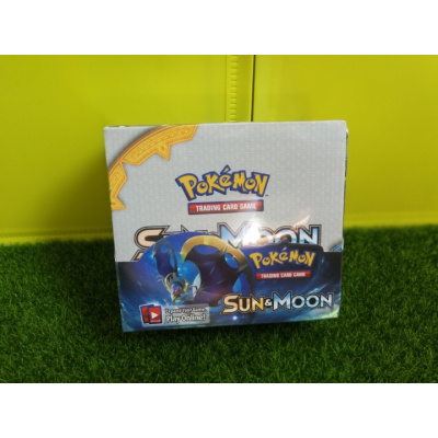 宝可宝贝精灵梦卡牌Cards神奇卡片增效盒POKEMON宠物小英文日月月亮整盒324张卡片L