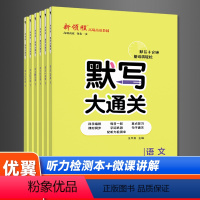 语文 一年级下 [正版]2023春季新版新领程默写大通关一年级二年级三年级四年级五年级六年级123456下册人教版小学语