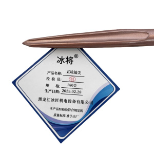 冰将 五坑镐尖电锤尖扁凿子冲击钻头 个