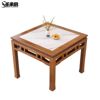 圣承启快餐桌1.2米4长凳张