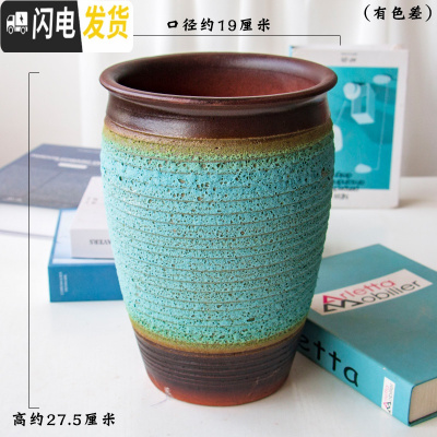 三维工匠多肉花盆透气多肉植物紫砂兰花庭院月季陶瓷特大陶罐法师花盆 ZSHP1289 特大花盆容器