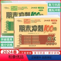 [正版]2024春季 68所名校图书 期末冲刺100分三年级语文数学下册 人教版RJ课标版 完全试卷 单元期中期末复习