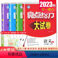 八年级上册语数英物4本套装江苏专用(除南通外) 八年级上 [正版]2024亮点给力大试卷八年级上册下册语文数学英语物理人