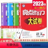 八年级上册语数英物4本套装江苏专用(除南通外) 八年级上 [正版]2024亮点给力大试卷八年级上册下册语文数学英语物理人
