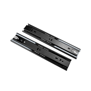 鸣扬一赫 抽屉滑道 黑钢/8寸20cm/三节/阻尼缓冲款 副