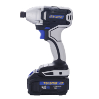 高松takama 锂电无刷充电手电钻起子机20V单排平推冲击起子一电一充 818030 1台