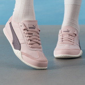 彪马(PUMA)女鞋新款缓震耐磨平底鞋低帮轻便休闲鞋拼接透气运动鞋405256-13 ZP