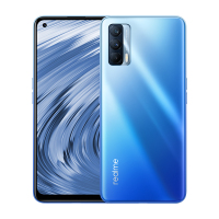 realme 真我V15 5G手机 6GB+128GB 镜湖蓝 50W智慧闪充 176g轻薄潮玩设计 6400万多功能影像