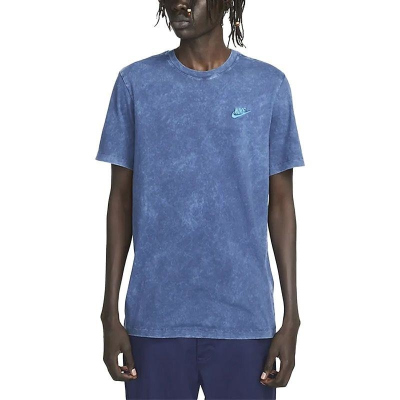 Nike/耐克短袖T恤运动休闲舒适透气针织圆领男装FD1283-410 D