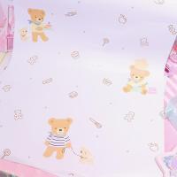 汐岩宿舍PVC墙纸自粘大学生寝室卧室糖果小熊壁纸儿童房女孩