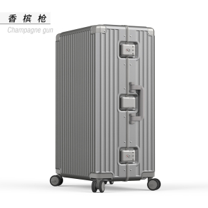 罗恩Ronoen漫游铝框行李箱26寸PC轻音万向轮拉杆箱24寸旅行箱20寸登机箱子男女密码箱28寸大容量出国留学生托运箱