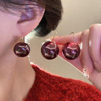 夸张大珍珠吊坠耳钉轻奢高级感气质大气耳环2024新款耳饰女送女朋友老婆情人节七夕生日礼物