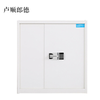 卢顺郎德保险柜铁皮资料柜矮柜办公室储物柜单节白色国宝锁900*420*900