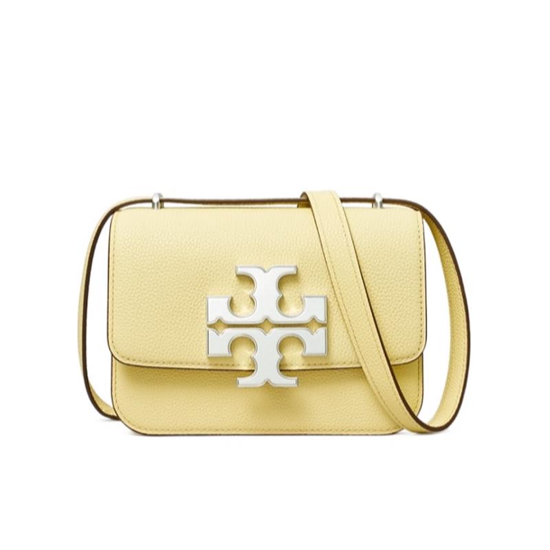 托里.伯奇(TORY BURCH)女士单肩包柠檬糖色翻盖设计可调斜挎带时