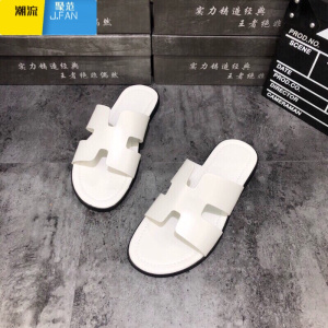 聚范夏季男士拖鞋精小伙欧洲站百搭一字拖鞋韩版潮牌沙滩鞋青年凉鞋