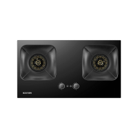 百得(BEST)华帝股份燃气灶JZY-AQ35 5.0kW叠焰梯旋猛火灶双边智能定时烟灶联动可调底壳自由换装液化气