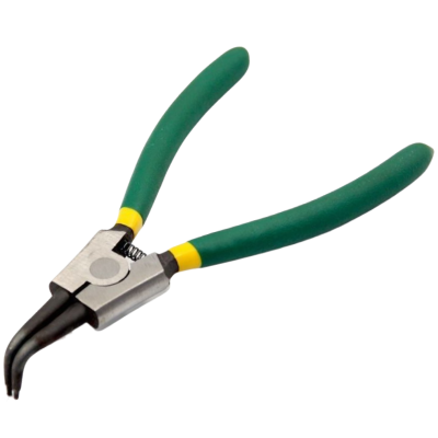 智铮朗月 卡簧钳弯型轴用 7寸 把