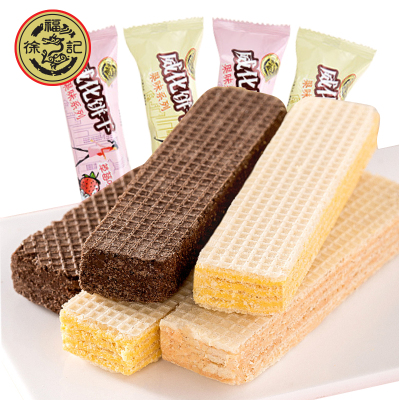 徐福记威化饼干170g草莓味休闲夹心饼干草莓味170g