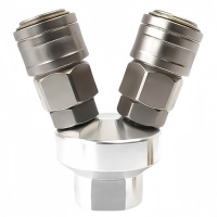 吉迎尚品 C式自锁接头二通快速接头气动接头 多规格 个