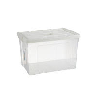 苏识 15L 白盖透明 防水防潮透明整理收纳箱 (计价单位:个) 白盖透明