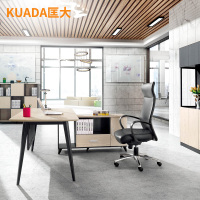 匡大 办公桌钢木电脑桌1.8米小班台桌主管桌