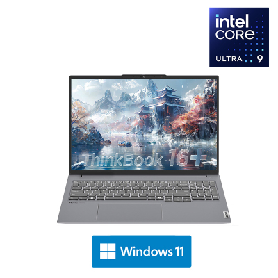 ThinkPad ThinkBook 16+ 0VCD 16英寸标压便携轻薄笔记本电脑 (英特尔Evo平台认证酷睿Ultra9 185H 32G内存 1T固态 3.2K)