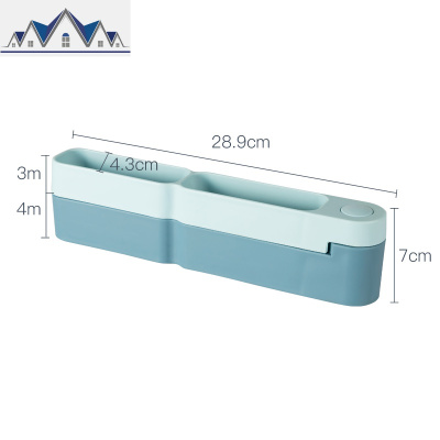 浴室拖鞋架壁挂免打孔可折叠厕所收纳架卫生间塑料置物架壁挂 三维工匠