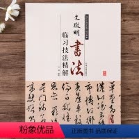 [正版]文徵明书法临习技法精解 历代名家碑帖 行书咏花诗 自作诗卷行草千字文 文征明书法入门教程 毛笔书法临摹字帖