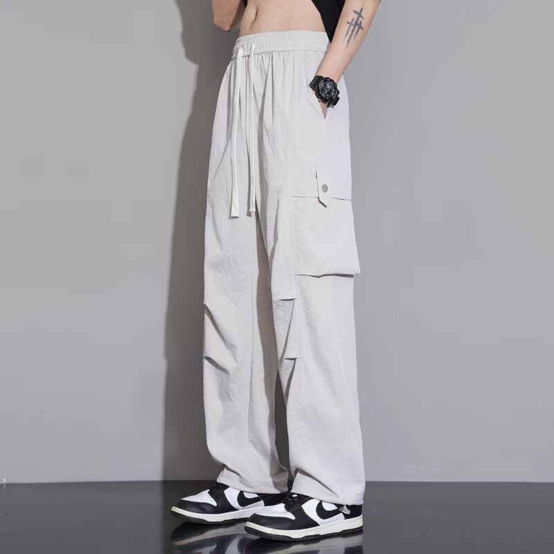 美式潮流新款工装裤女韩版ins宽松显瘦百搭直筒休闲裤