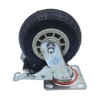 昌赞 橡胶刹车轮 125mm 个