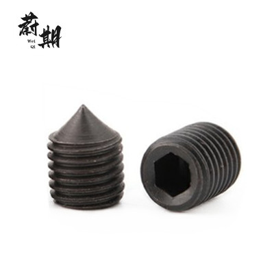 蔚期 GB78内六角锥端紧定螺钉 M6*12 个