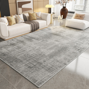 高级灰客厅地毯2024新款沙发茶几毯轻奢飘窗垫子房间卧室隔音地垫