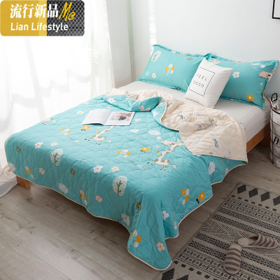 夏凉被空调被棉棉单人双人被芯夏天盖的薄被子超薄2米2.3 三维工匠
